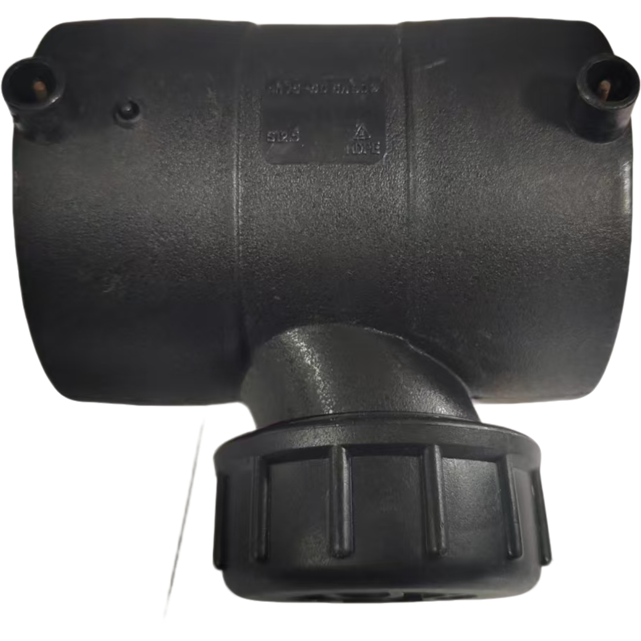 HDPE Access Pipe 90-Degree Inspection with Round Cover Electrofusion Same-Floor Drainage