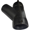 HDPE Y-Branch Tee (45-Degree) Same-Floor Drainage 50mm-160mm