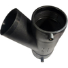HDPE Y-Branch Tee (45-Degree) Same-Floor Drainage 50mm-160mm