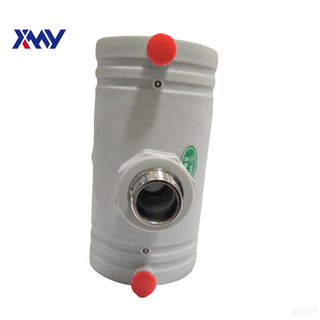 Male External Threaded Tee with Electrofusion Ends for Pert II Systems.