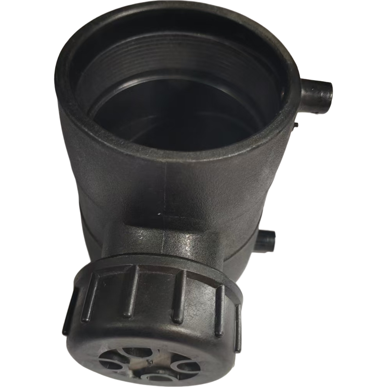 HDPE Access Pipe 90-Degree Inspection with Round Cover Electrofusion Same-Floor Drainage