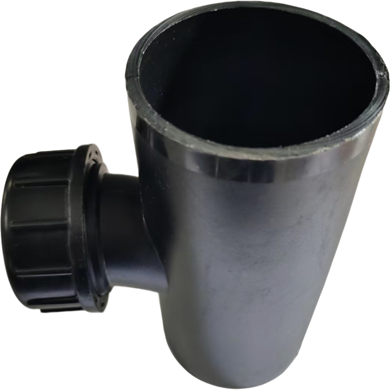 HDPE Access Pipe 90-Degree Inspection Opening with Round Cover 50mm-315mm