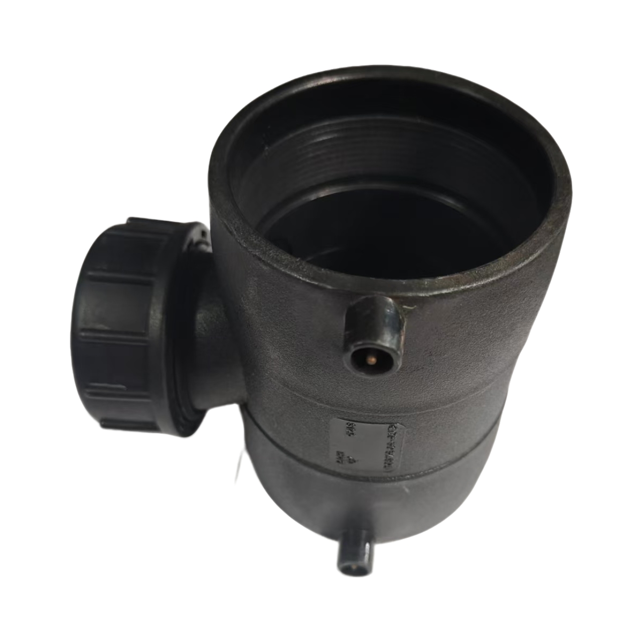 HDPE Access Pipe 90-Degree Inspection with Round Cover Electrofusion Same-Floor Drainage