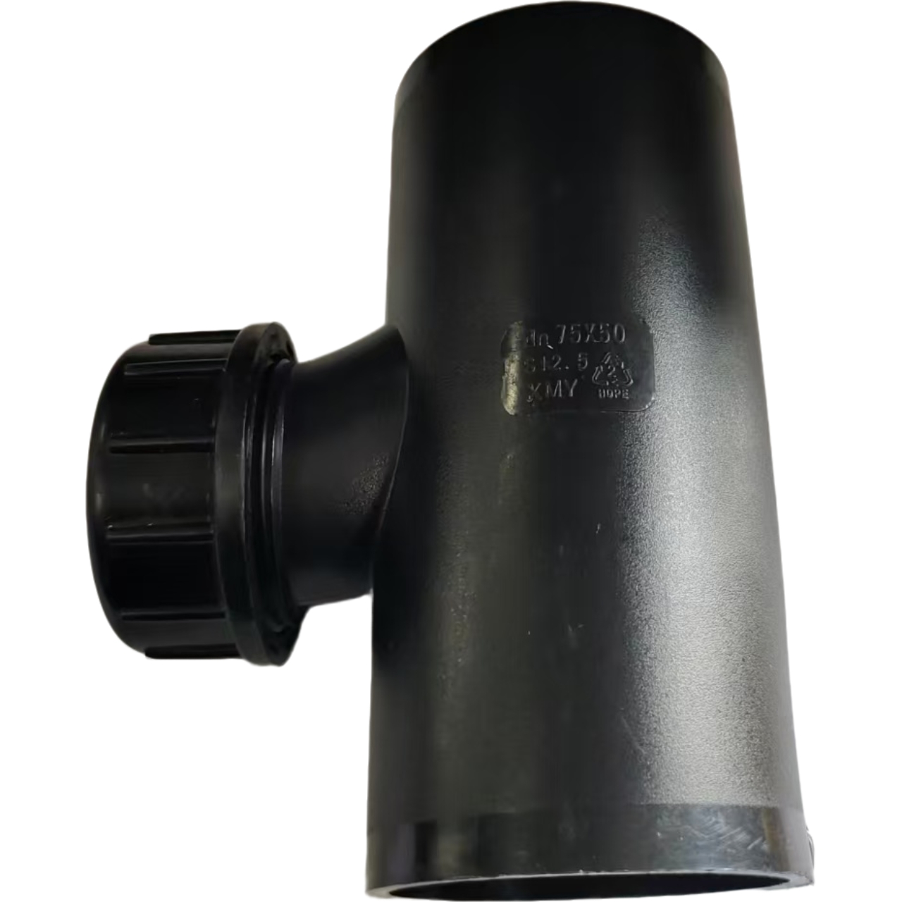 HDPE Access Pipe 90-Degree Inspection Opening with Round Cover 50mm-315mm