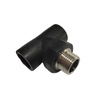 HDPE Male Threaded Tee| External Threaded Tee| Stainless Steel