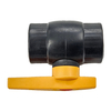 Threaded HDPE Ball Valve with Internal Steel Core Structure