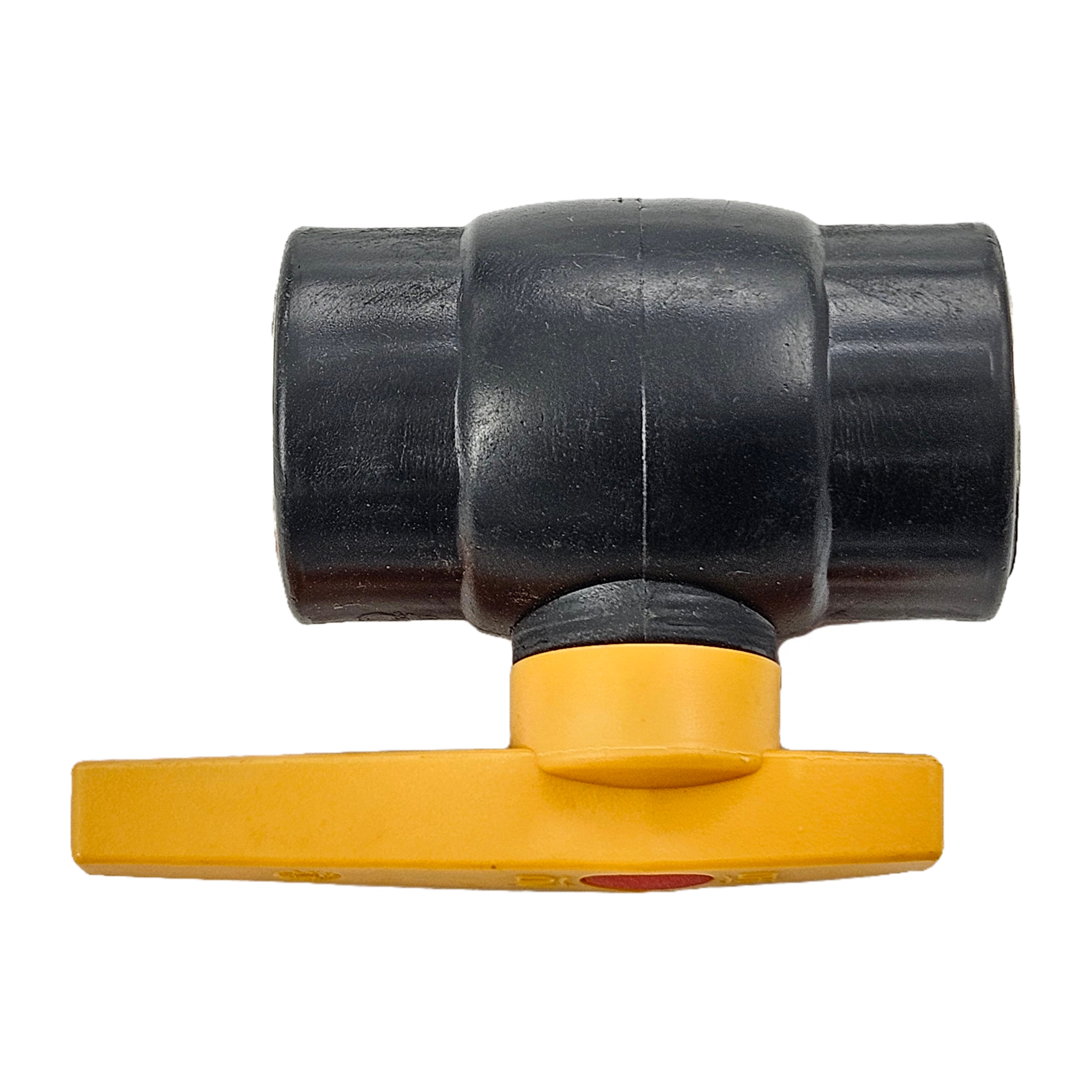 Threaded HDPE Ball Valve with Internal Steel Core Structure